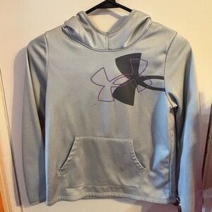 Under Armor Gray Hoodie with Logo
